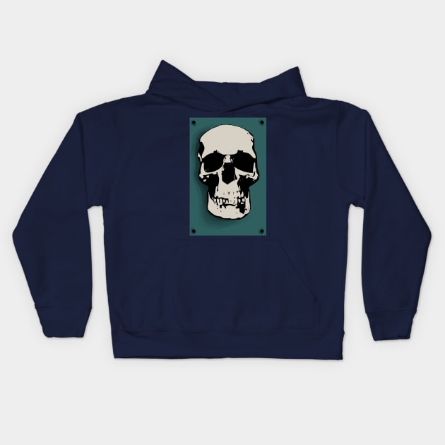 Skull -Sherlock Kids Hoodie by KanaHyde